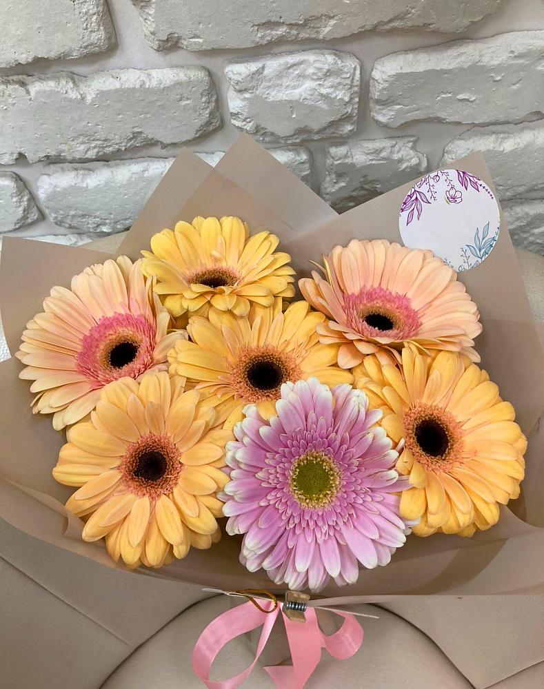 Букет цветов из: Герберы в Подгорной Ставропольского края