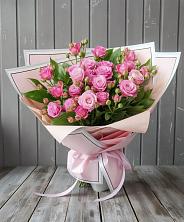 Букет Розовый кустик в Подгорной Ставропольского края