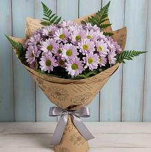 Букет цветов из:  Хризантемы в Подгорной Ставропольского края