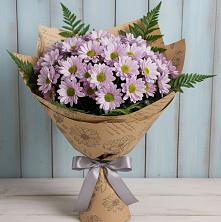 Букет цветов из:  Хризантемы в Подгорной Ставропольского края