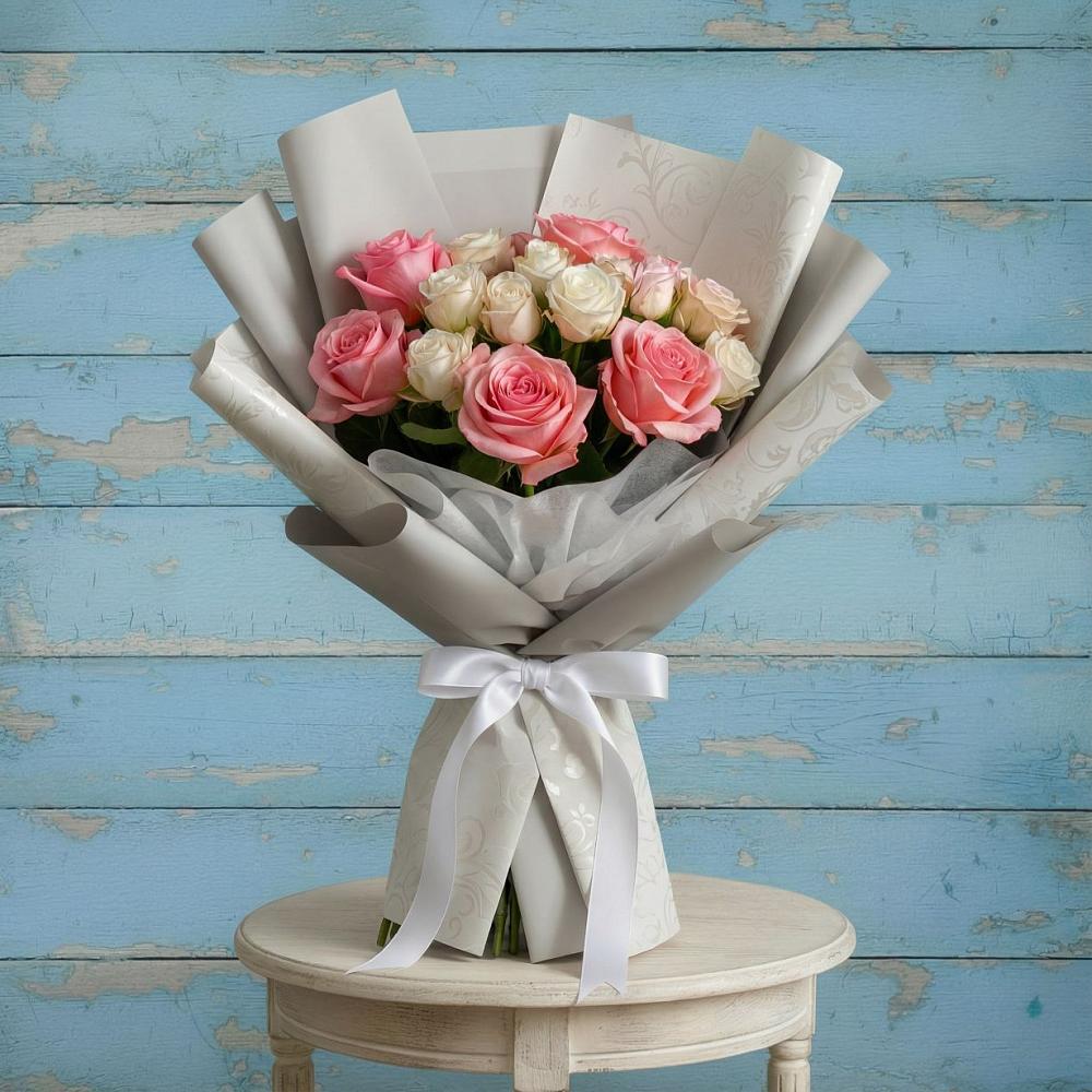 Букет цветов из: Розы в Подгорной Ставропольского края