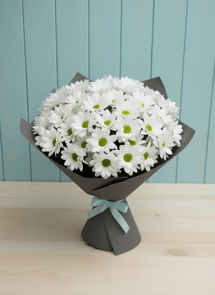 Букет цветов из: Хризантемы в Подгорной Ставропольского края