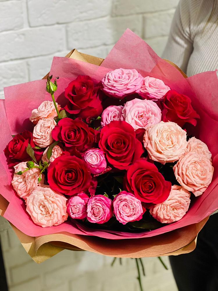 Букет цветов из: Розы в Подгорной Ставропольского края