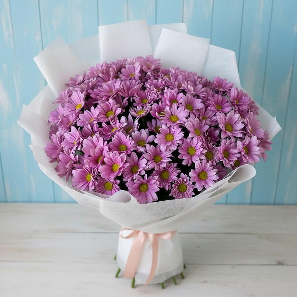 Букет цветов из: Хризантемы в Подгорной Ставропольского края