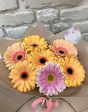 Букет цветов из:  Герберы в Подгорной Ставропольского края