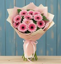 Букет цветов из:  Герберы в Подгорной Ставропольского края