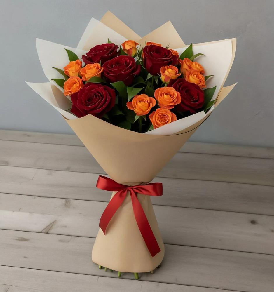 Букет Любовь и восторг в Подгорной Ставропольского края